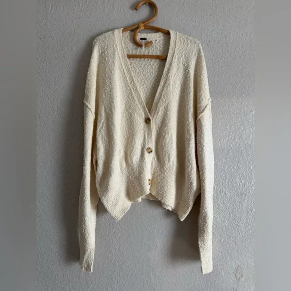 Free People Oversized Found My Friend Cardigan - Picture 4 of 4
